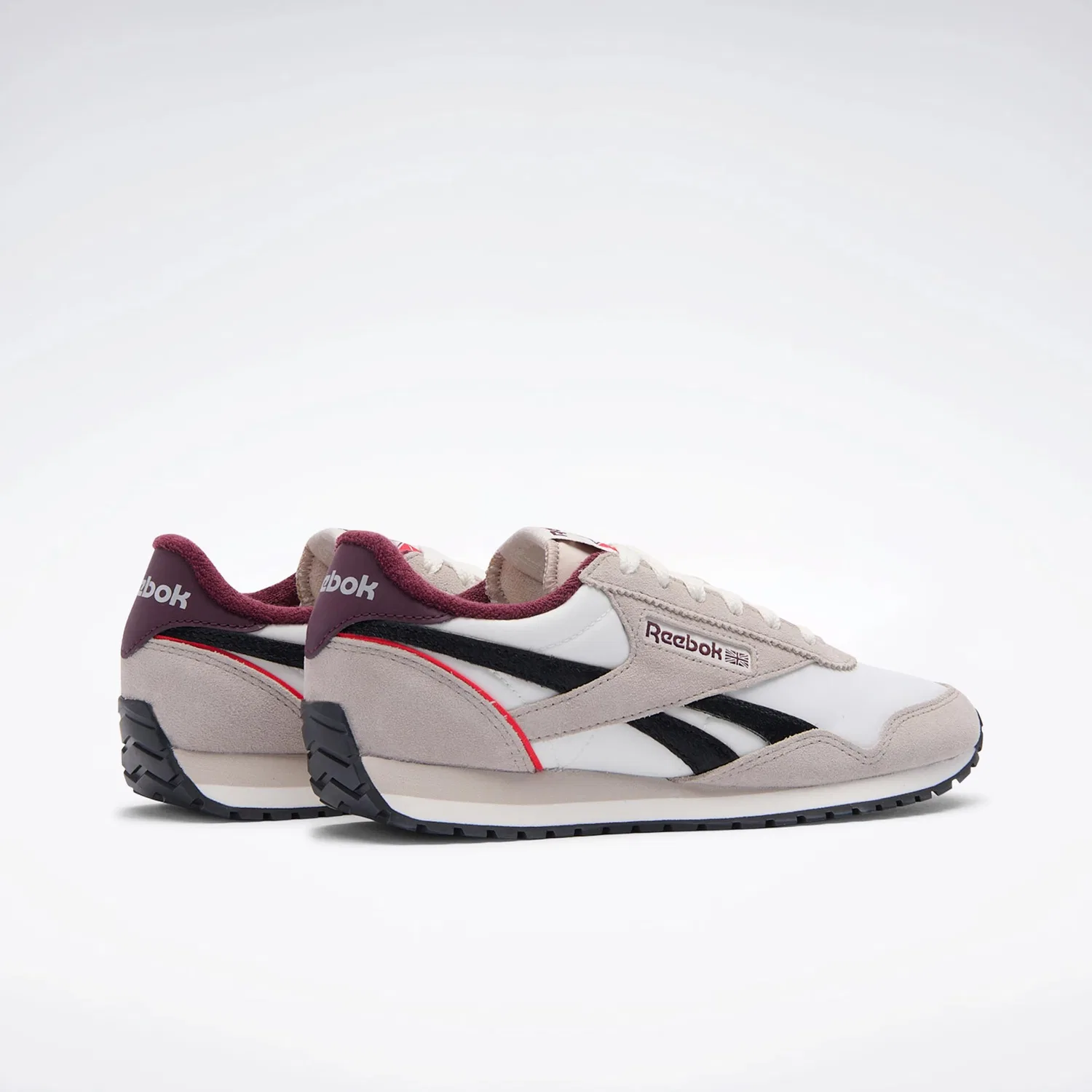 Детские кроссовки для девочек Reebok Classic AZ, Chalk Moonstone Black Cherry — фото 4