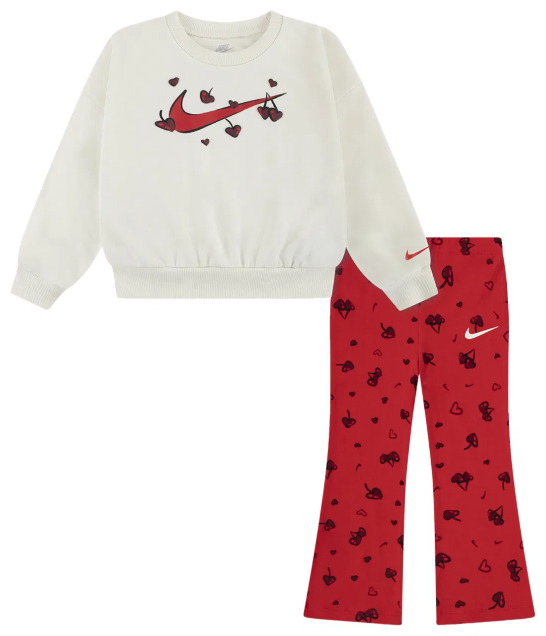 Костюм Crew Legging Set Nike, цвет White/Red