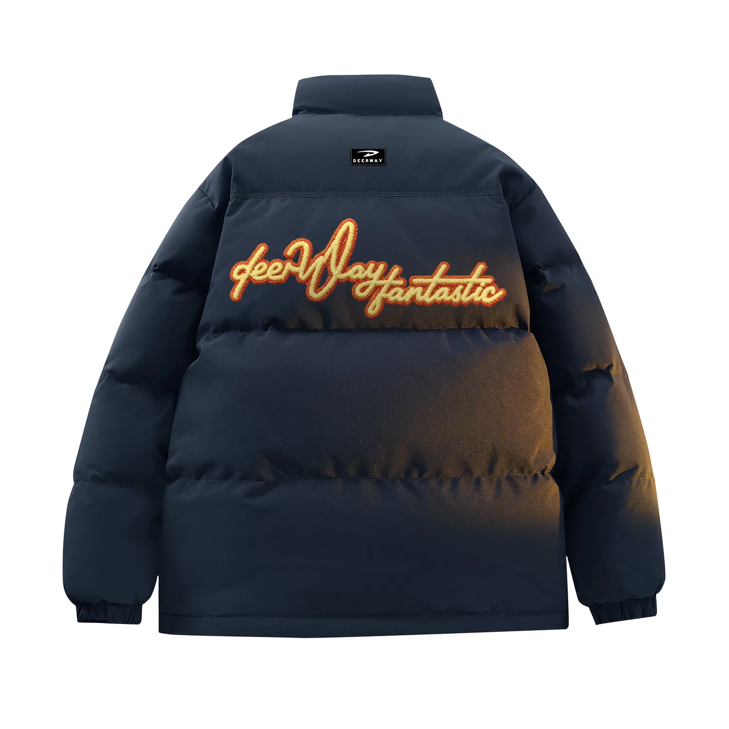 Детский пуховик с воротником-стойкой DEERWAY, Navy Blue