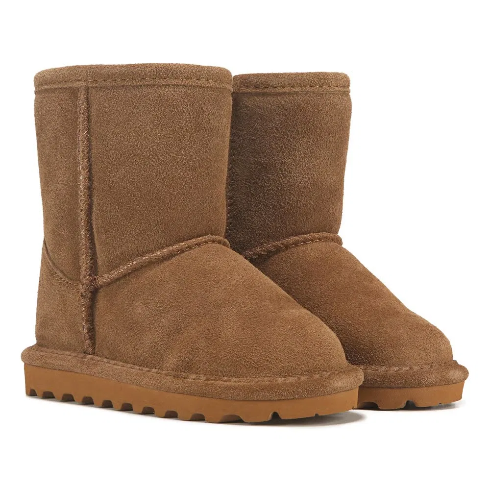 Детские короткие водонепроницаемые ботинки Elle на молнии для малышей Bearpaw, Hickory