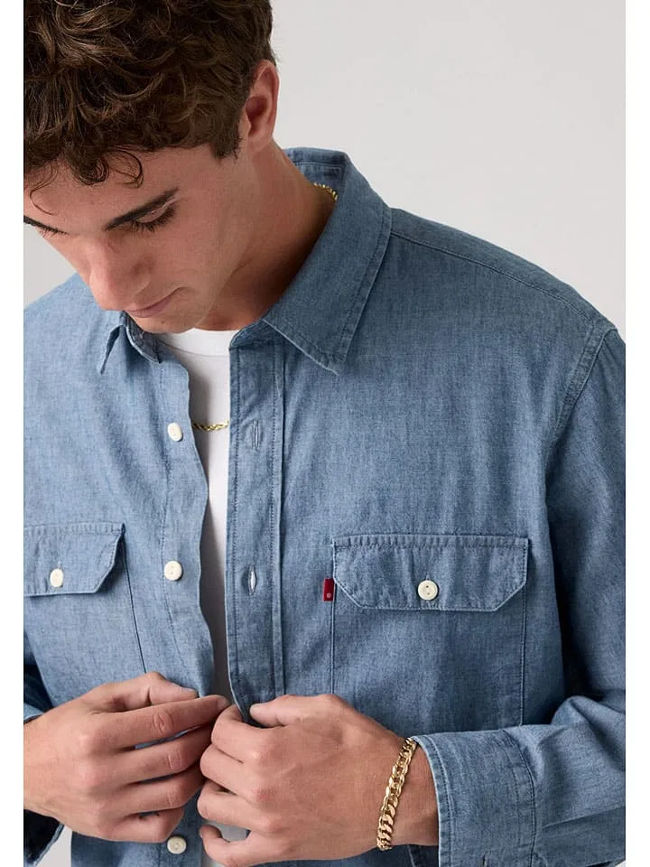 Рубашка джинсовая Levi'S, голубой — фото 3