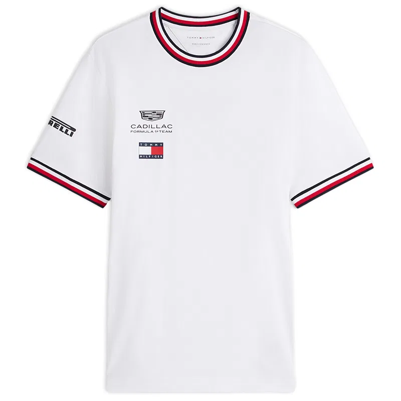 Мужская футболка с коротким рукавом Tommy Hilfiger x KAIDILAKE,LIANMINGKUAN SS26, White YBR