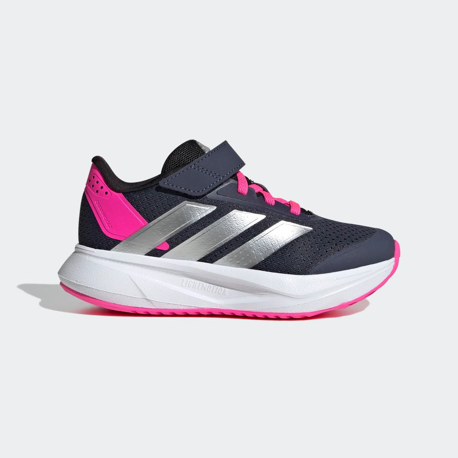 Детские кроссовки с двойной фиксацией Adidas Sportswear, Shadow Navy/Silver Metallic/Lucid Pink — фото 2