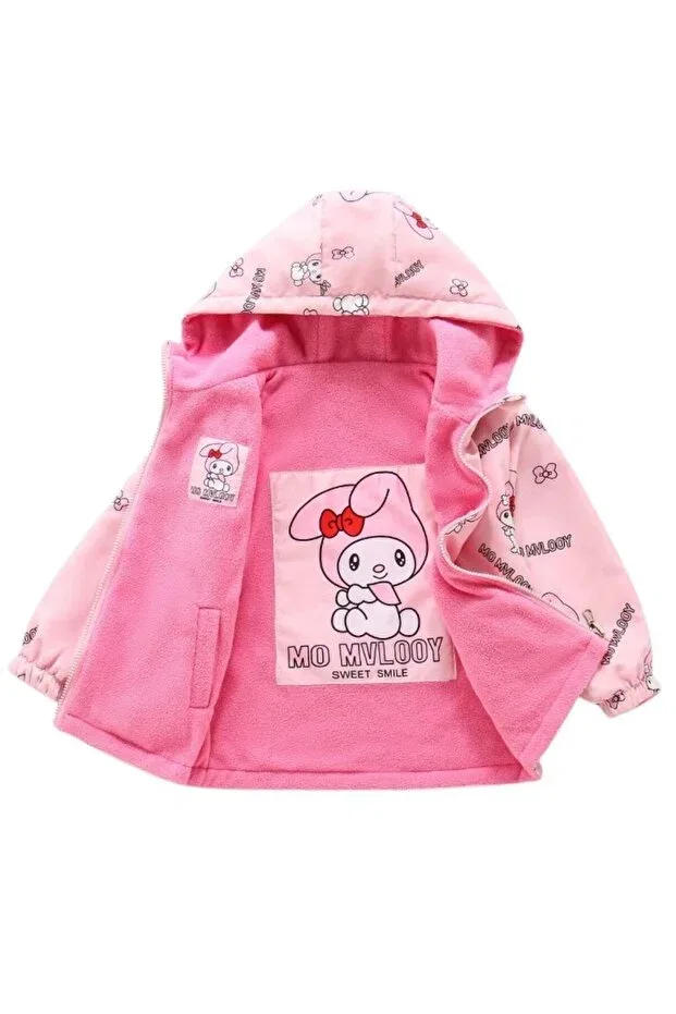 Детское пальто для девочек с принтом My Melody Petityu, Pink