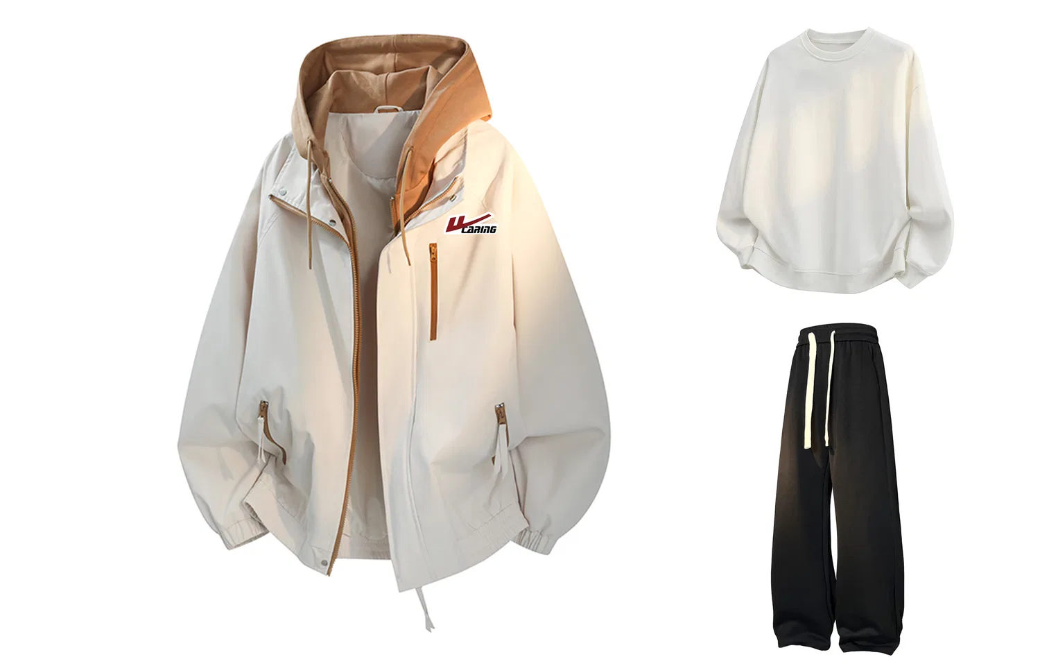 Детский спортивный комплект из трех предметов с нашивками Casual Sportswear WARRIOR — фото 4