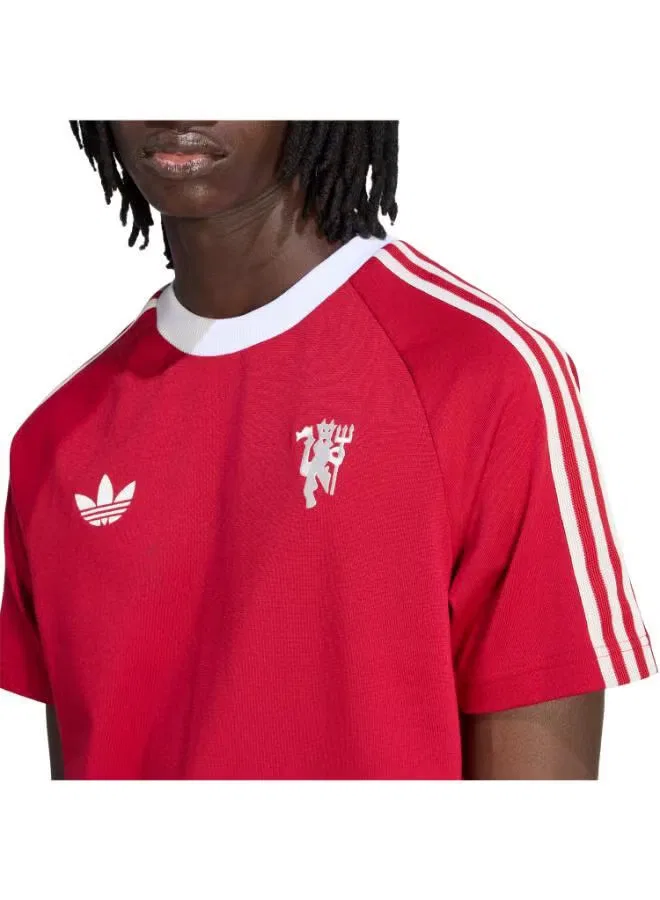Футболка с принтом Manchester United Originals Adidas, красный — фото 3