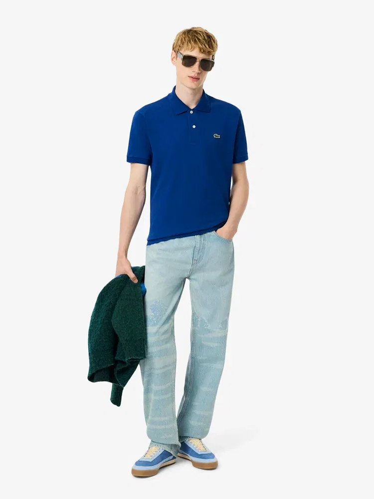Джинсы с принтом Holiday LACOSTE, Royal Blue