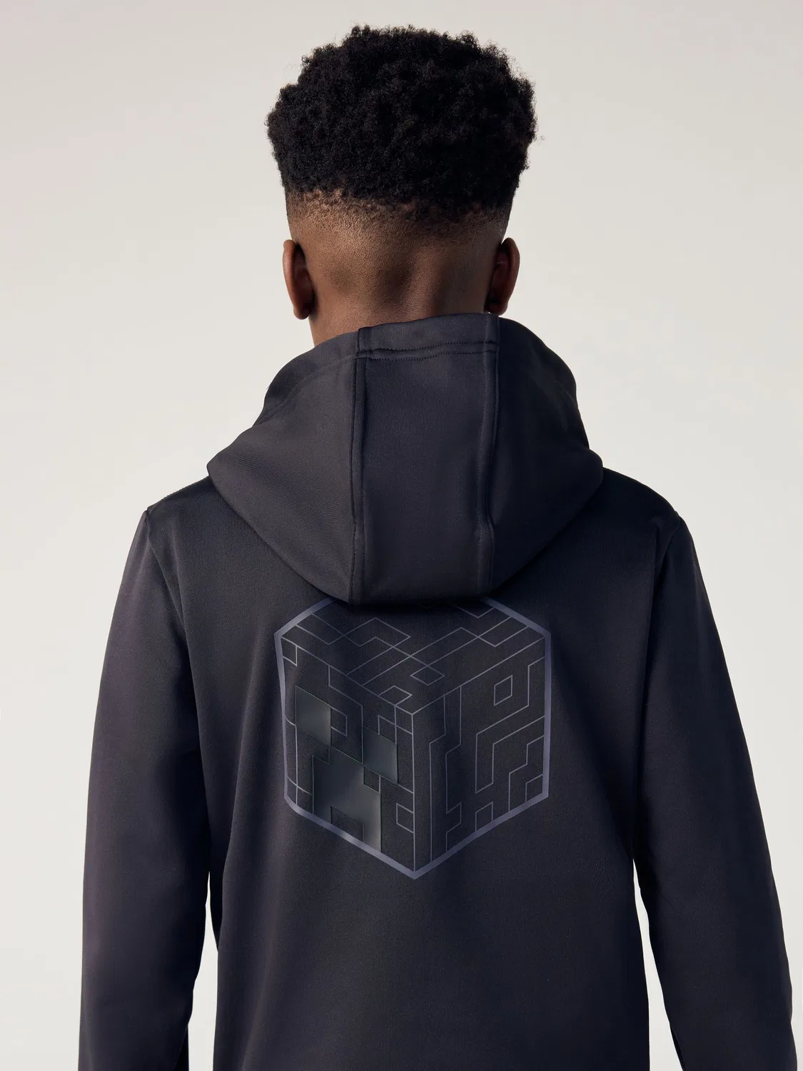 Худи тренировочное Minecraft adidas, черный — фото 4