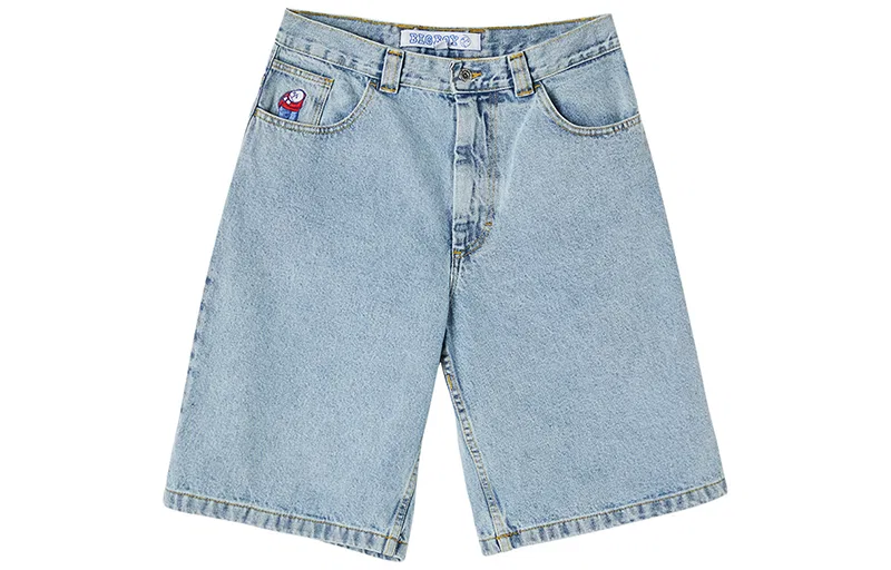 Детские джинсовые шорты с принтом Unisex Moderate POLAR SKATE CO — фото 3