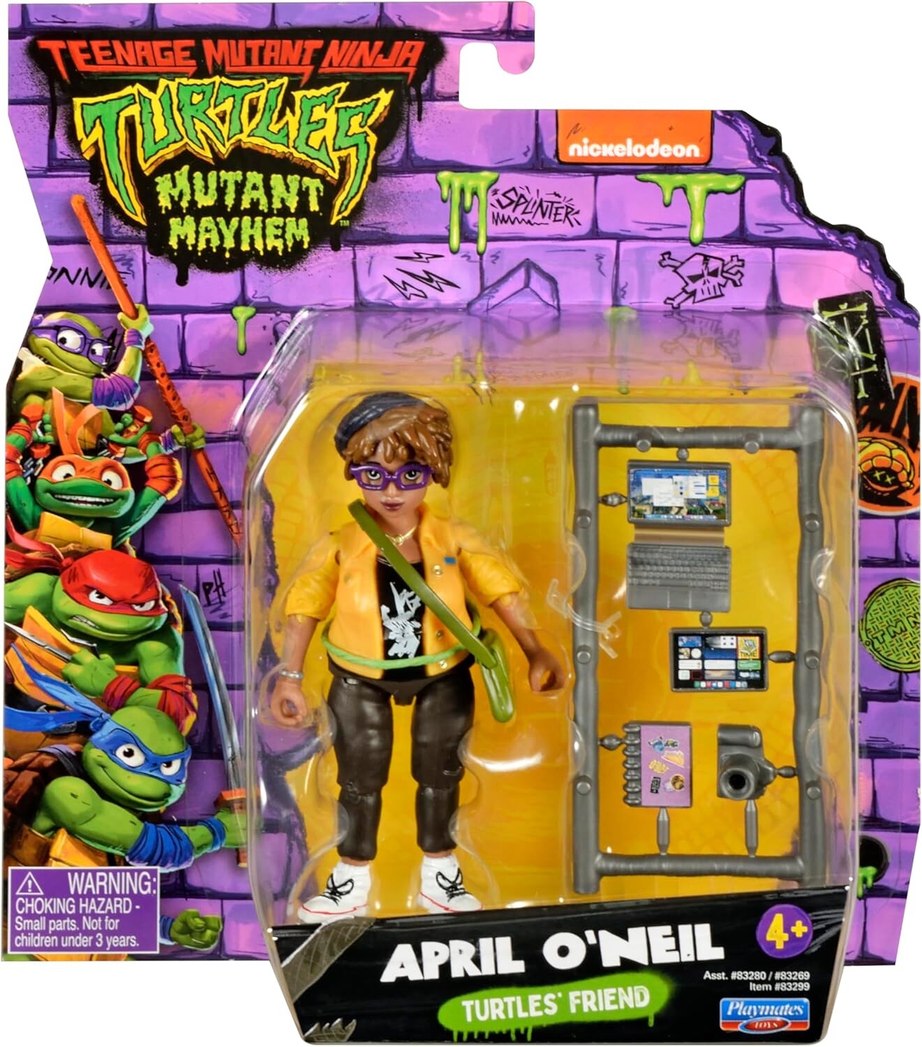 

Экшн-фигурка Teenage Mutant Ninja Turtles: Mutant Mayhem, April O'Neil, 12,7 см