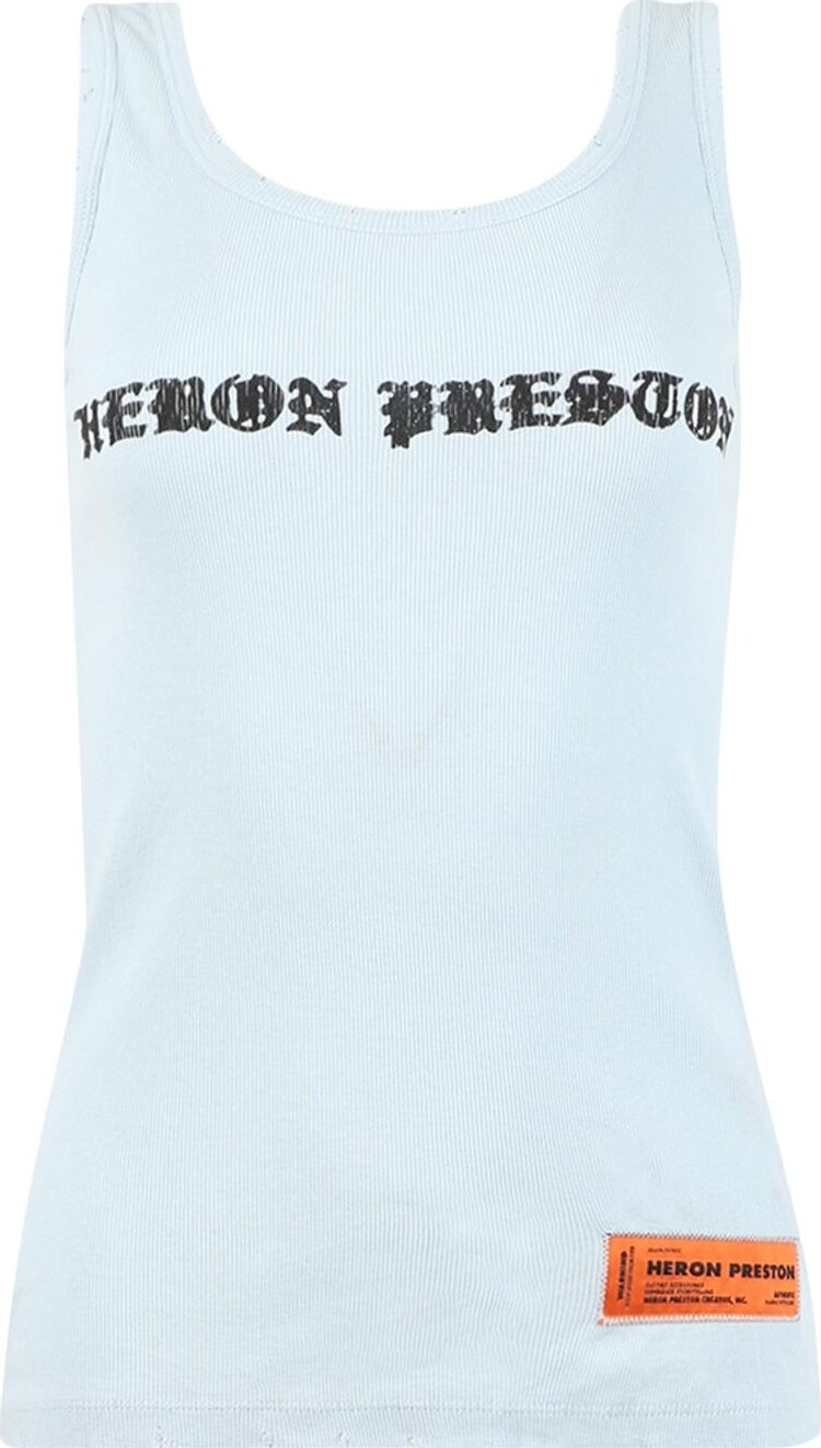

Топ Heron Preston Gothic Tank Top 'Baby Blue', синий