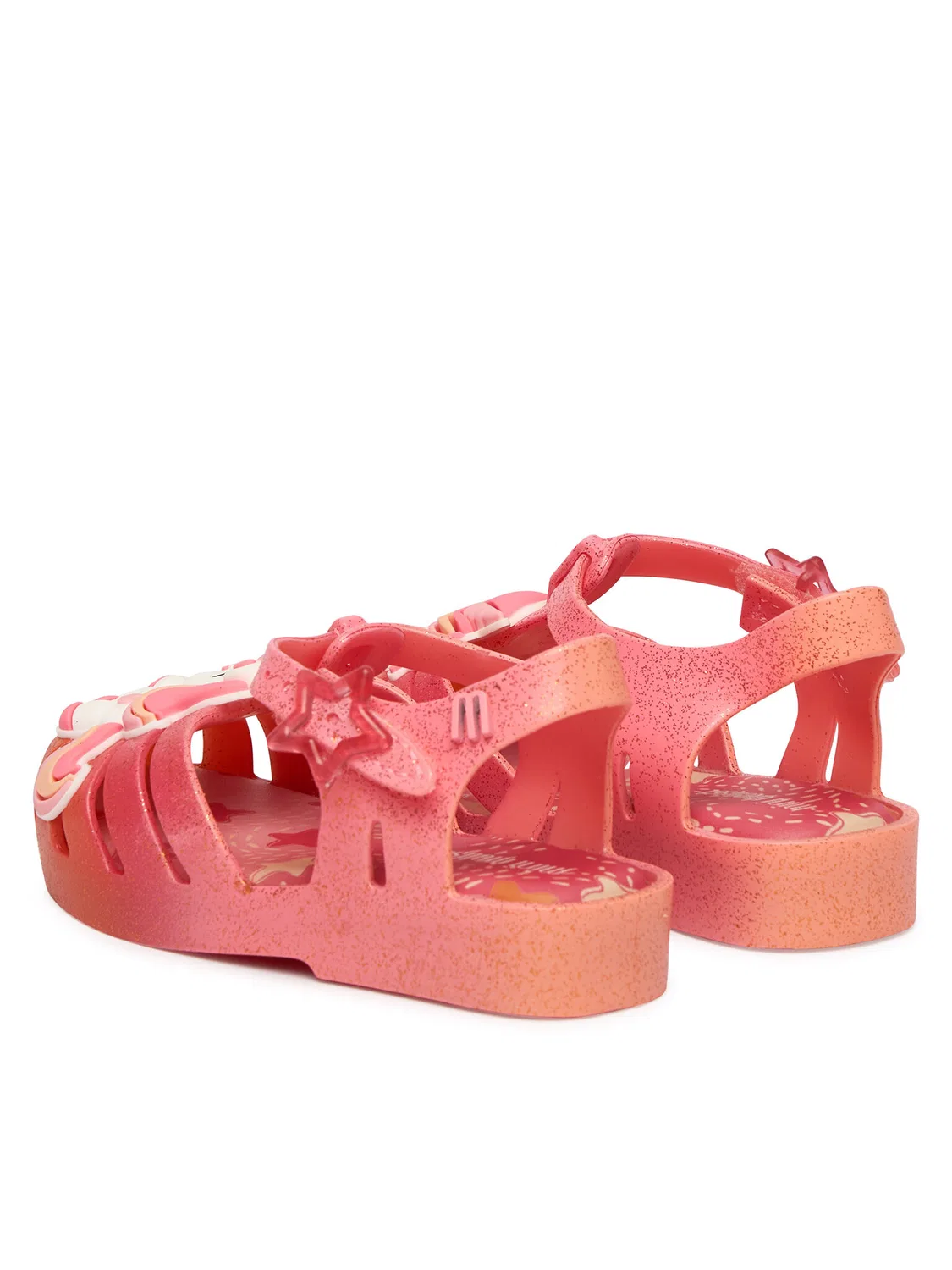 Сандалии для девочки Mini Possession Uni Bb Melissa, коралловый — фото 3
