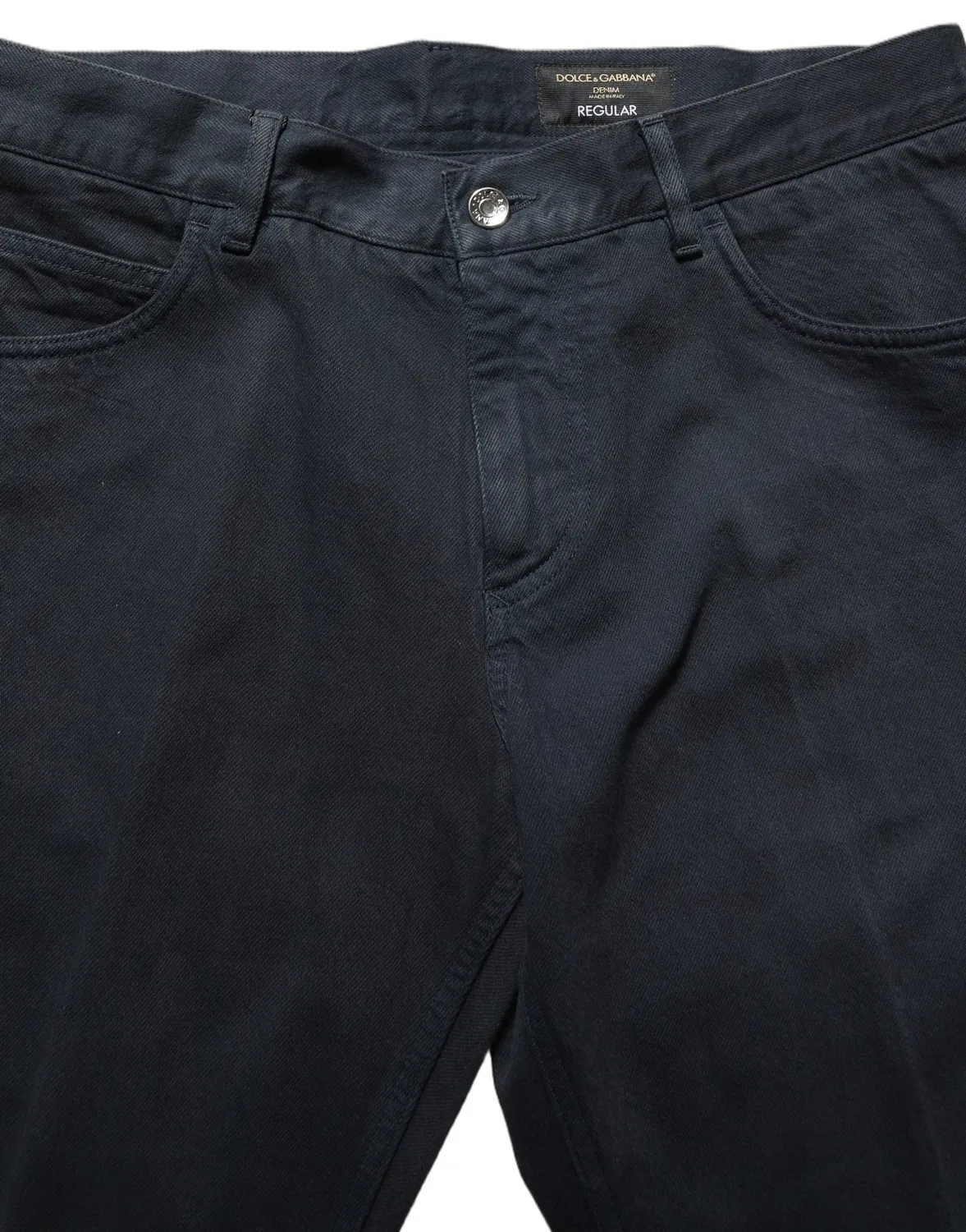 Мужские джинсы с логотипом Skinny jeans Dolce & Gabbana, черный
