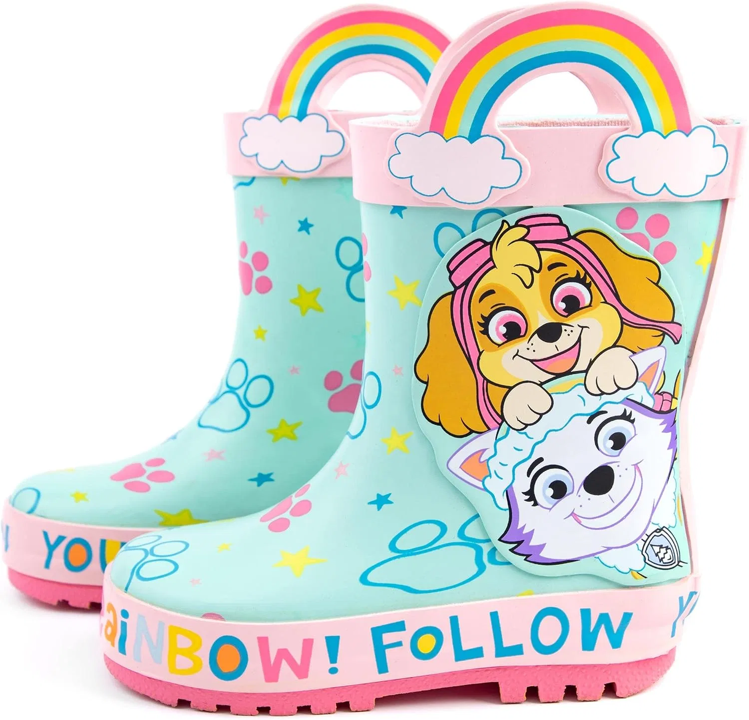 Детские сапоги резиновые с принтом Skye & Everest Paw Patrol, Multicoloured — фото 4