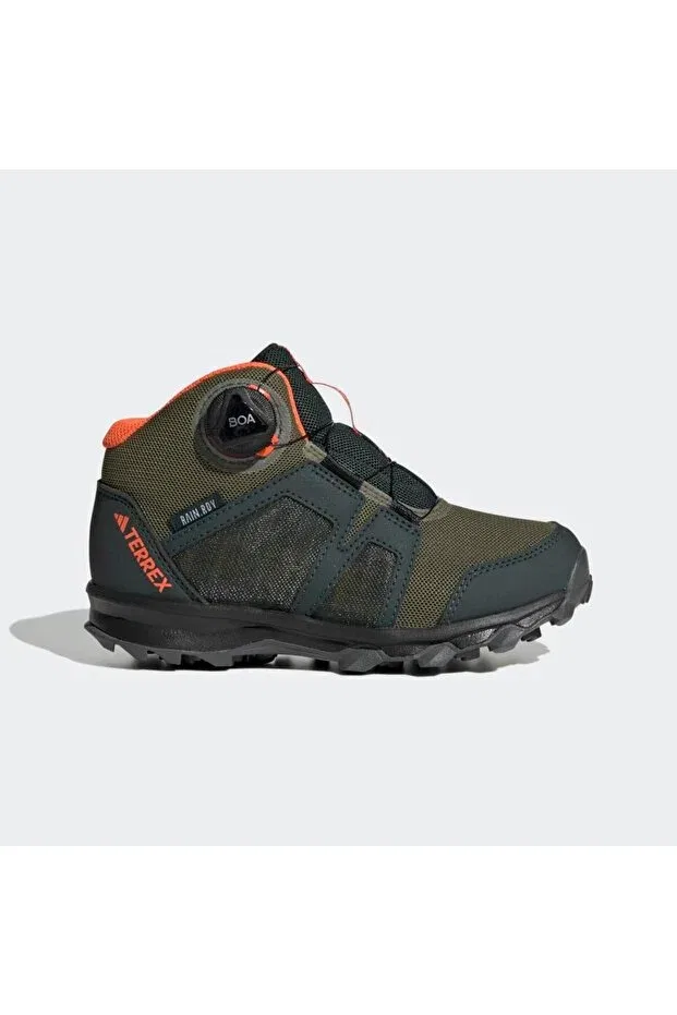 Детские кроссовки для девочек с принтом Terrex Boa Mid Rain.Rdy Hiking Shoes Adidas, Shadow Green / Pulse Olive / I