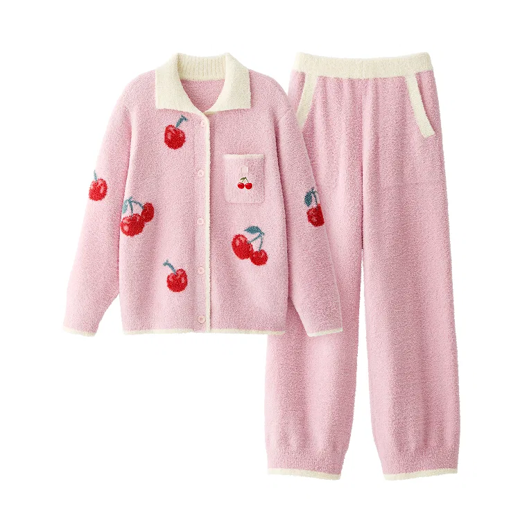 Детский комплект пижам с принтом BANANA IN, Cherry All Over Print