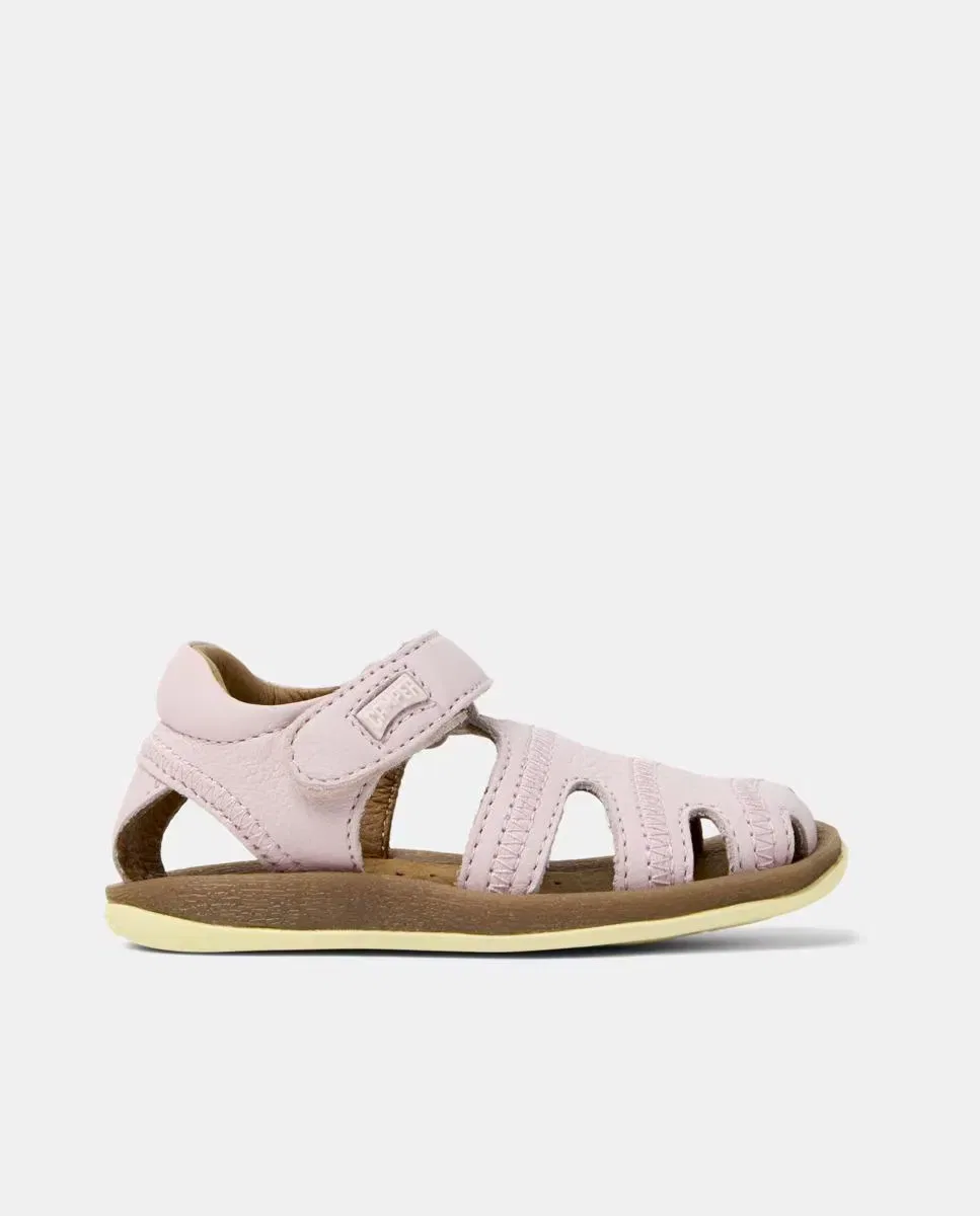 Сандалии детские Camper Bicho, кожаные, регулируемые, Rosa