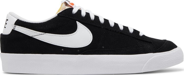 

Кроссовки Nike Blazer Low '77 Suede 'Black White', черный