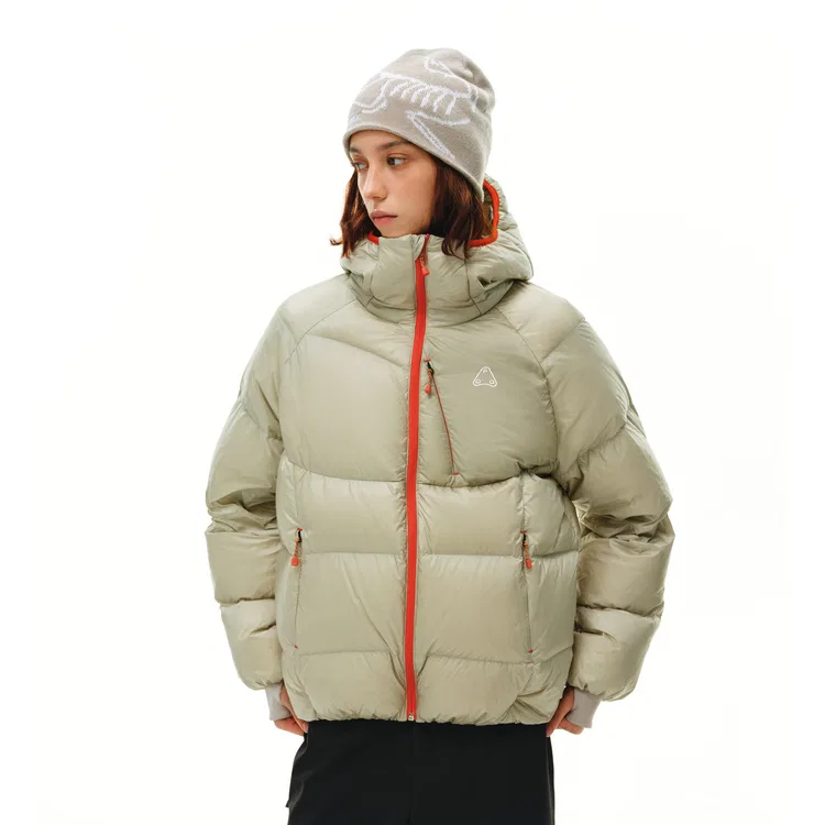 Детская пуховая куртка с капюшоном FPA, White Gray
