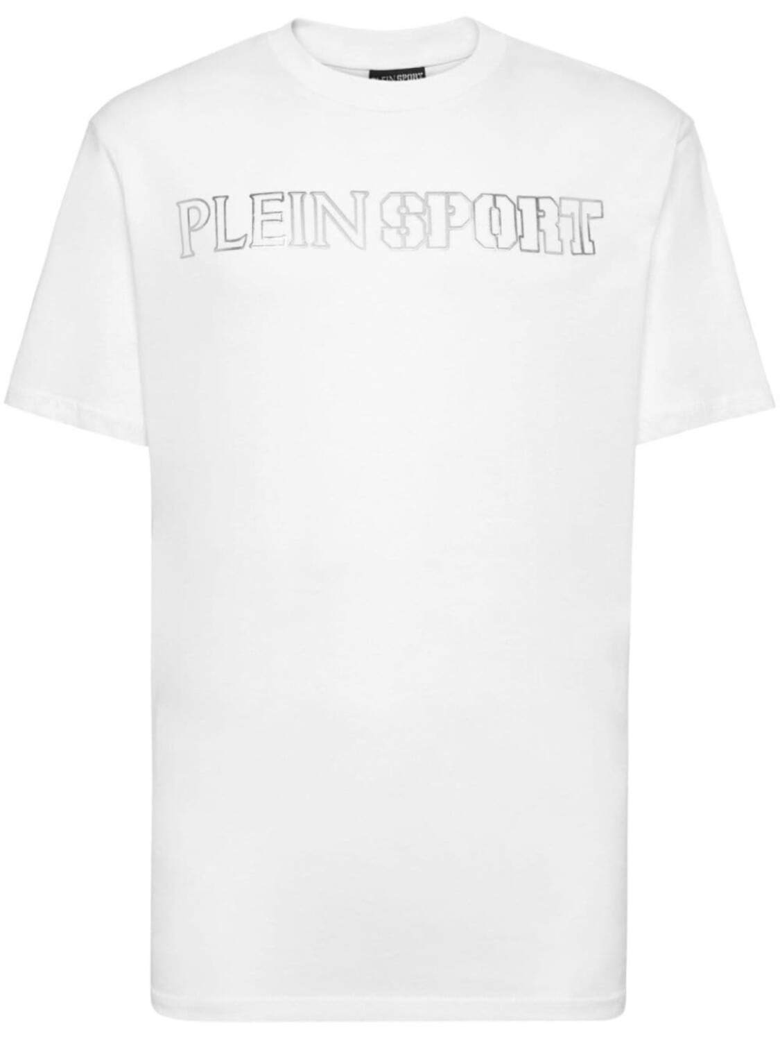 

Plein Sport футболка с логотипом, белый