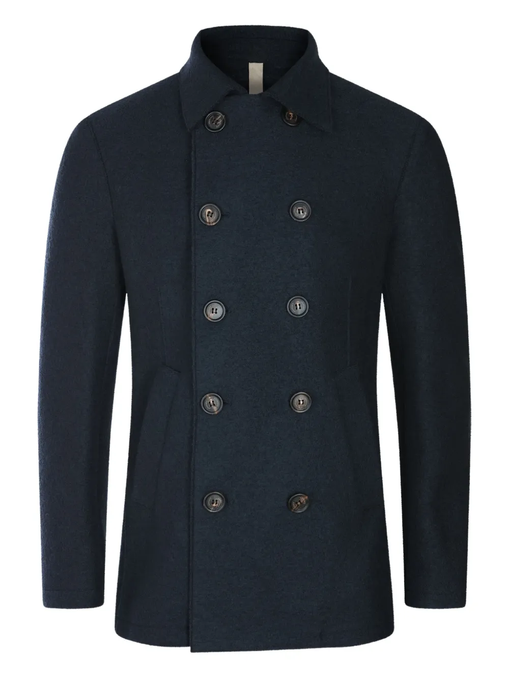 

Двубортное шерстяное пальто Eleventy, синий