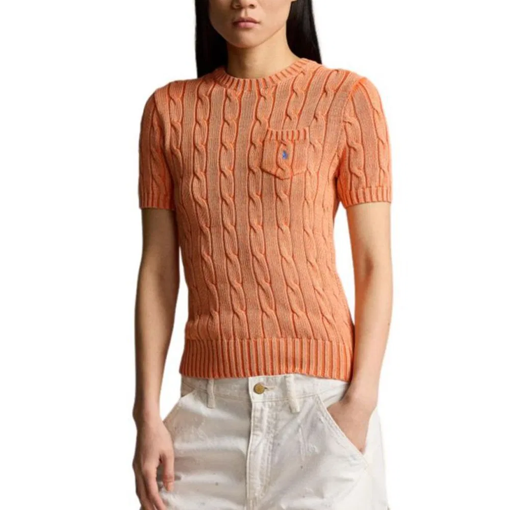 Женский трикотажный пуловер Slim Fit Polo Ralph Lauren, Multicolor — фото 4