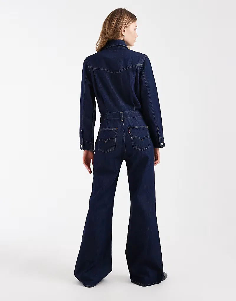 Комбинезон Levi's в стиле вестерн, синий — фото 4