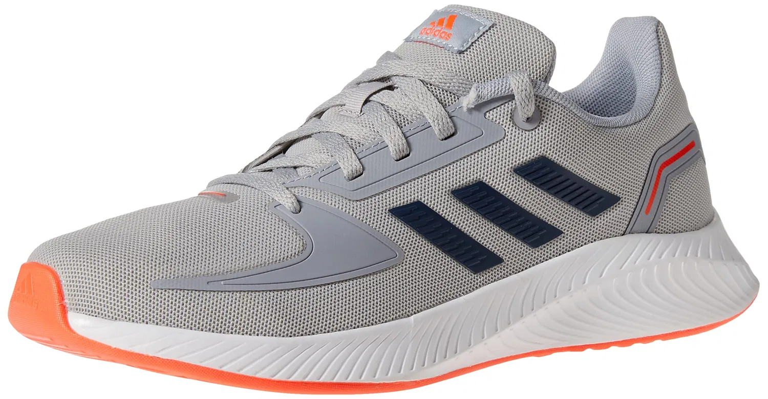 Детские кроссовки для мальчиков с закрытым носком Runfalcon 2.0 Adidas, Grigio Blu Navy Argento Halo