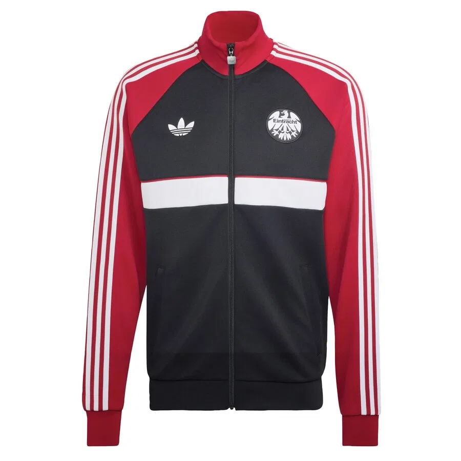 Черная тренировочная куртка ADIDAS PERFORMANCE 'Eintracht Frankfurt FC'