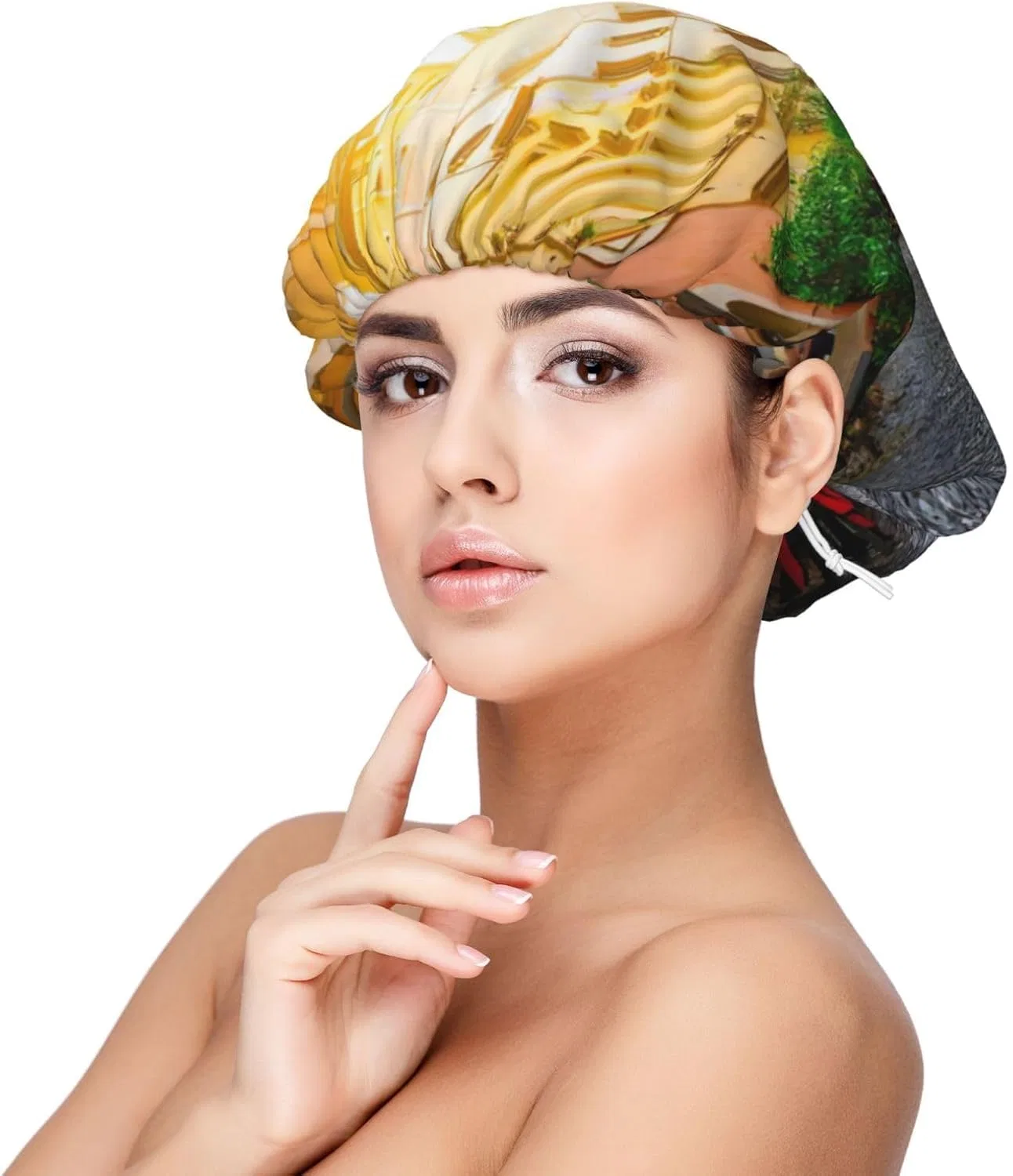 Шапочка для душа и сна Satin Bonnet, DEXNEL, Черный