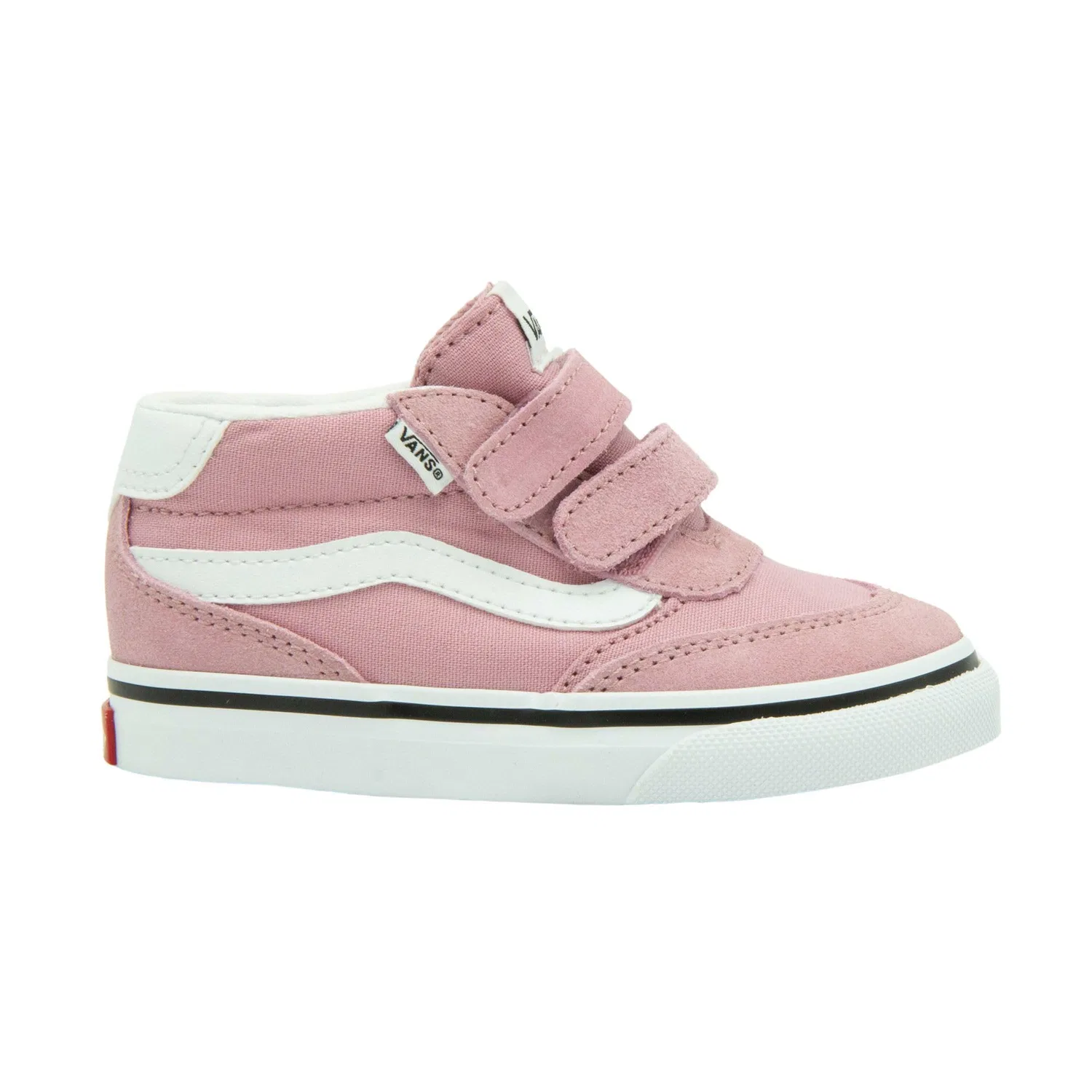 Детские кроссовки для мальчиков с текстурой Brooklyn Mid V Vans, Dawn Pink