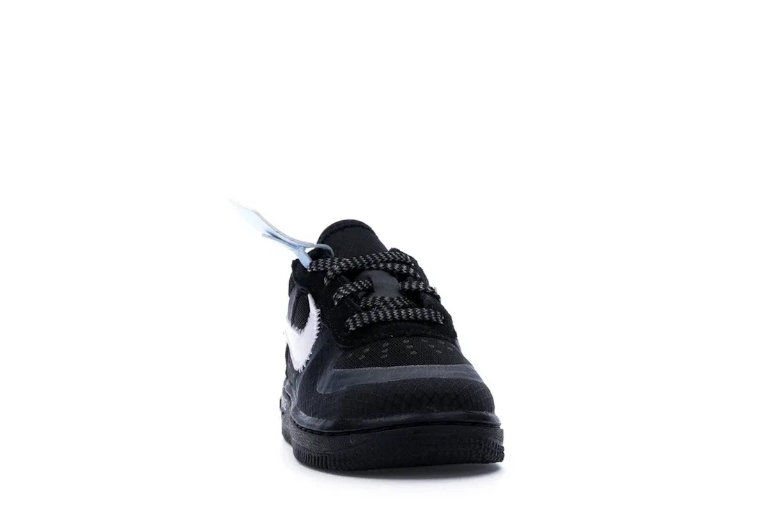 Детские кроссовки Lifestyle Nike Air Force 1 Low Off-White Black White, Black/White-Cone-Black — фото 2