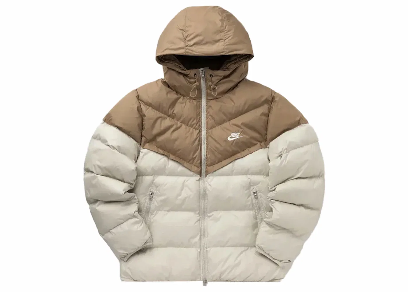 Мужская куртка-пуховик с принтом Nike Storm Fit Windrunner Primaloft Puffer Jacket Nike, Khaki/Light Bone/Sail