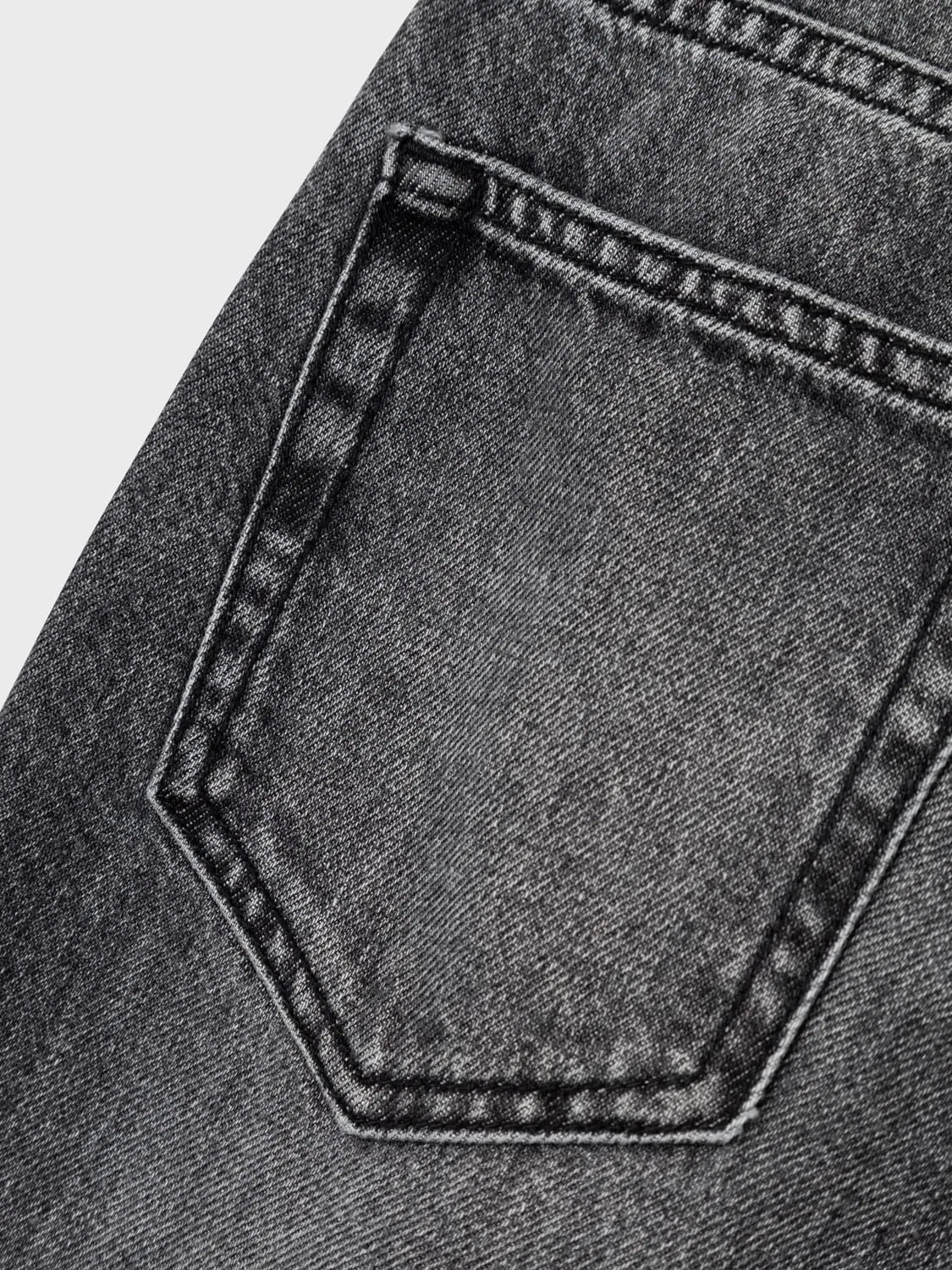 Джинсы прямого кроя NKMRYAN STRAIGHT JEANS 3418-BE Name It, темно-серый деним — фото 4