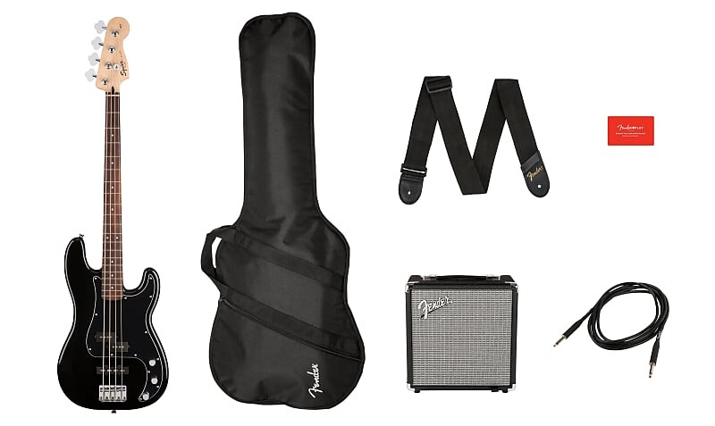 

Squier Affinity Series Precision Bass PJ Pack Black