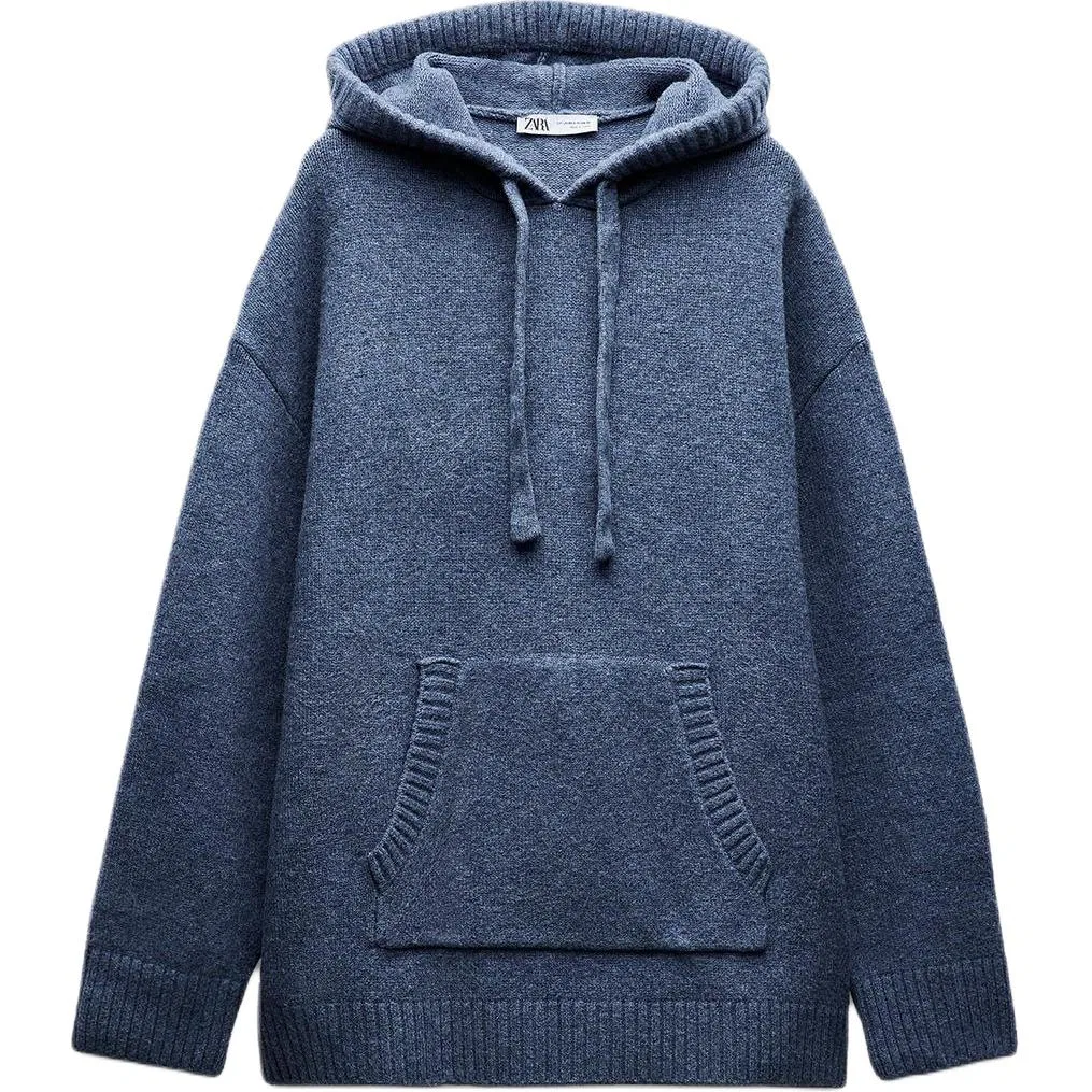 Женский свитер с принтом Blue Meteorite ZARA, Blue Meteorite