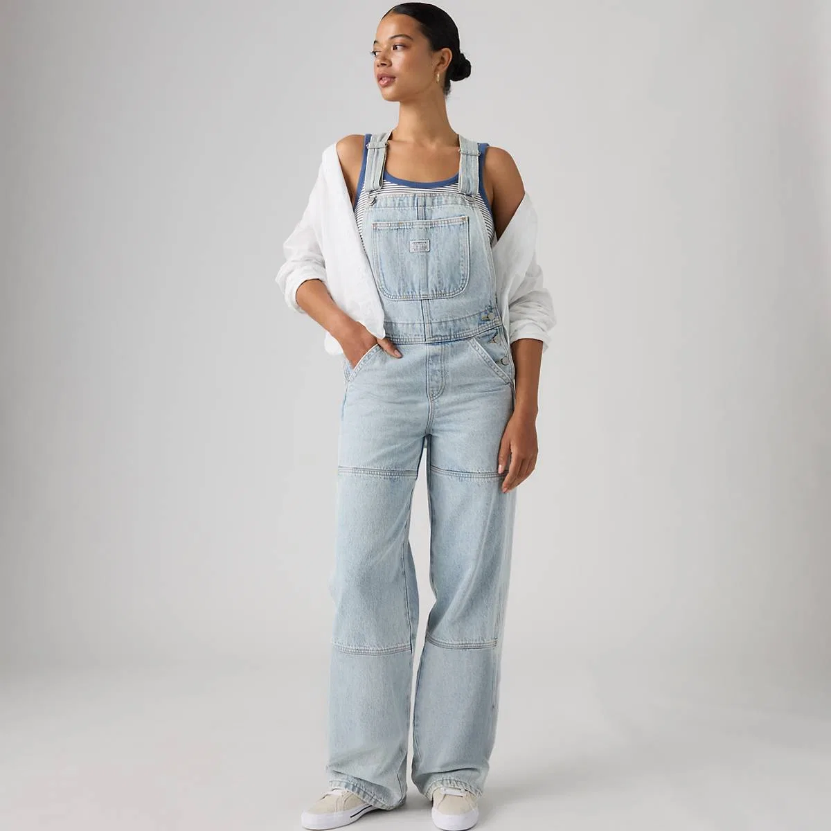 Рабочий комбинезон Levi's, Abraided Art Stone - Light Wash