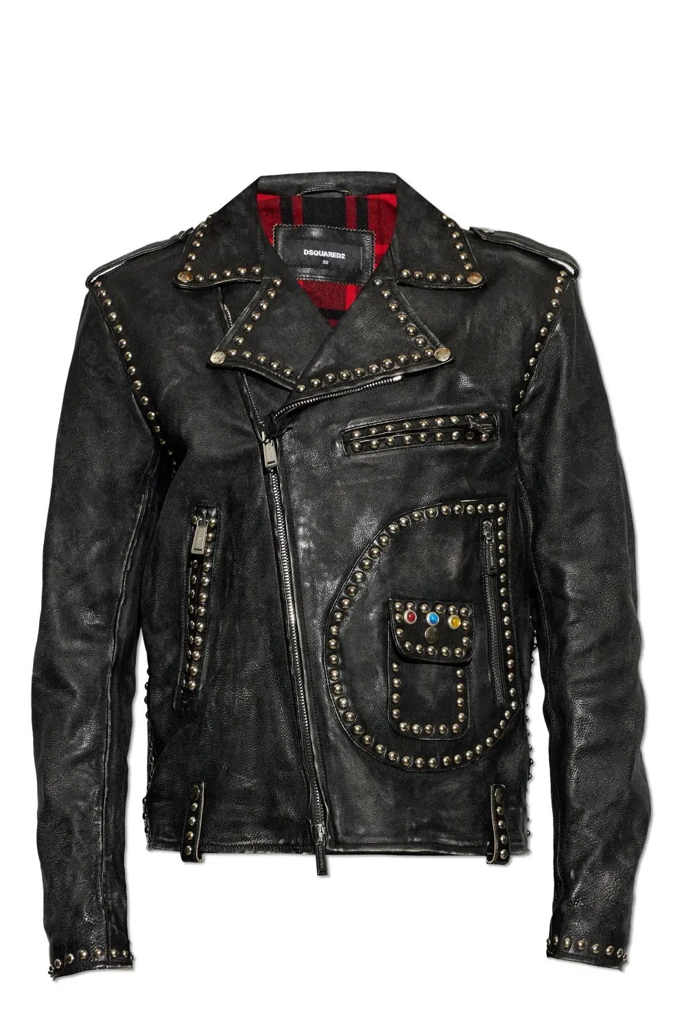 Куртка со стразами Dsquared2, черный