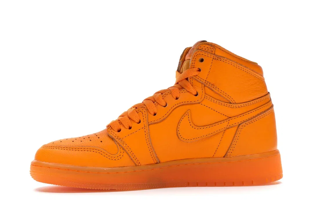 Детские кроссовки Lifestyle с высоким верхом Jordan 1 Retro High Gatorade Orange Peel Jordan, Orange Peel — фото 3