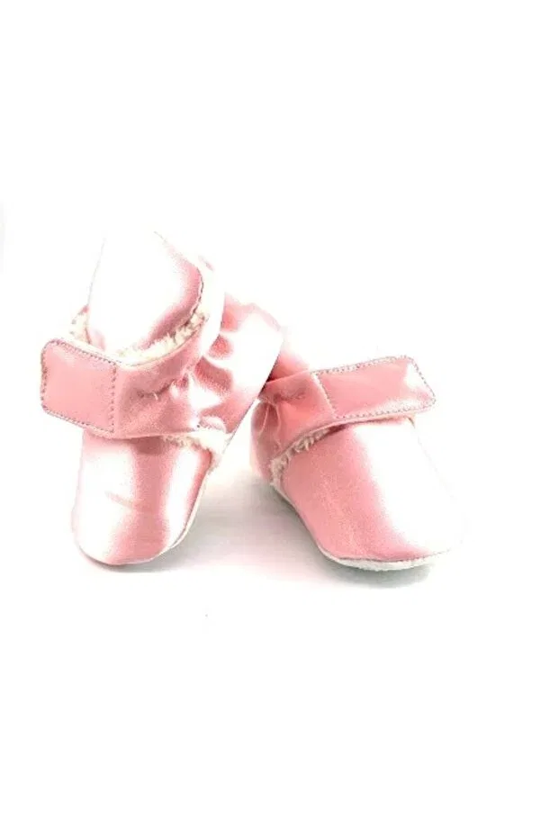 Детские тапочки для девочек хлопковые Babytor, Pink — фото 4