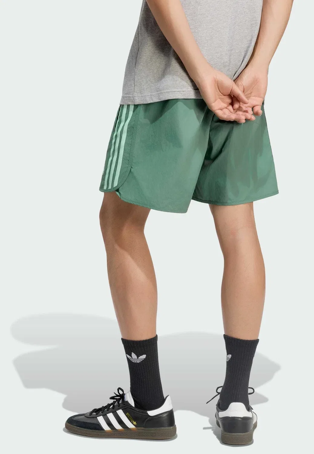 Шорты для спринта - спортивные штаны Adidas Originals, Blanch Green Pulse Mint — фото 2