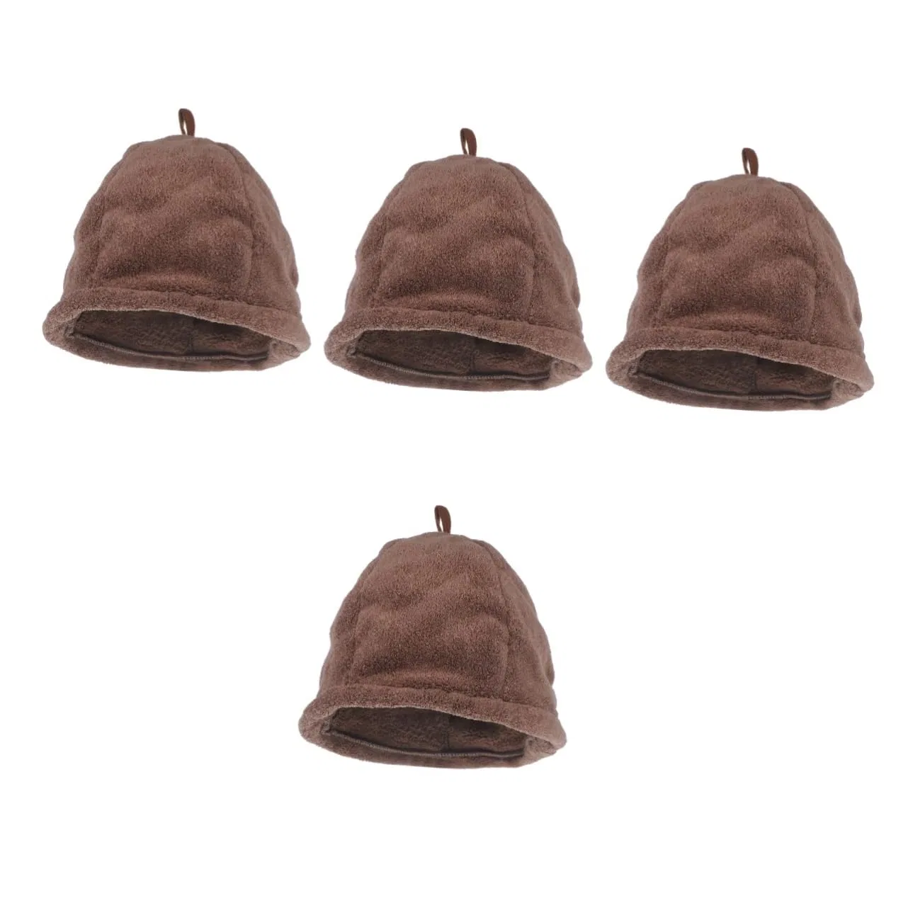 Шапочка для душа FOMIYES, 4 шт, 31x22x3 см, Kaffeex4 pcs