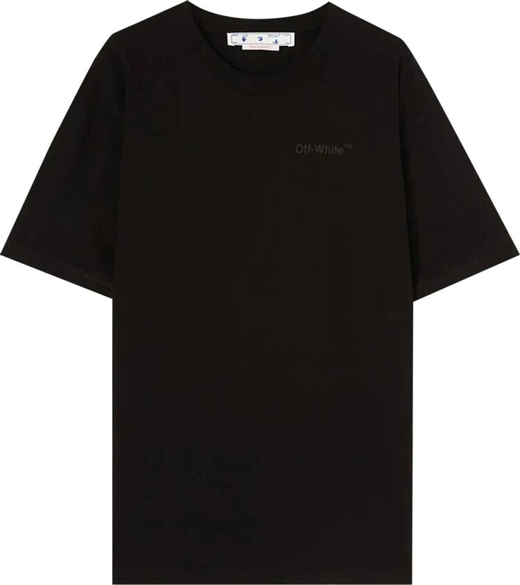 

Футболка Off-White Diag Tab Over Short-Sleeve Tee 'Black/Black', черный