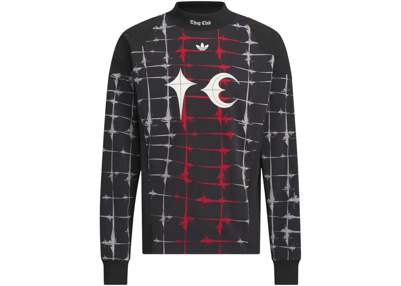 Мужская футболка с длинным рукавом Adidas x Thug Club Goalie L/S, Black