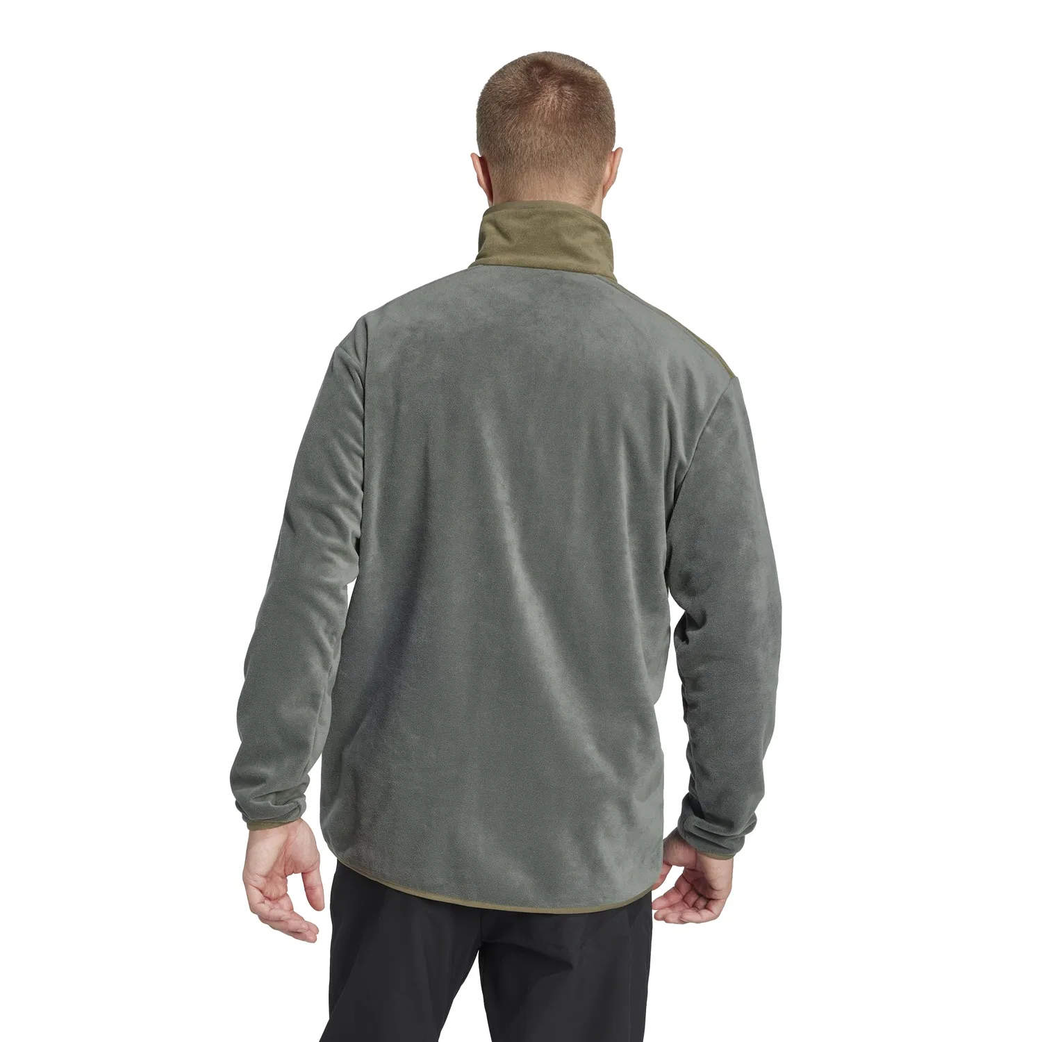 Мужская флисовая куртка с полной застёжкой-молнией Terrex Multi adidas, Ivy/Olive Strata — фото 3
