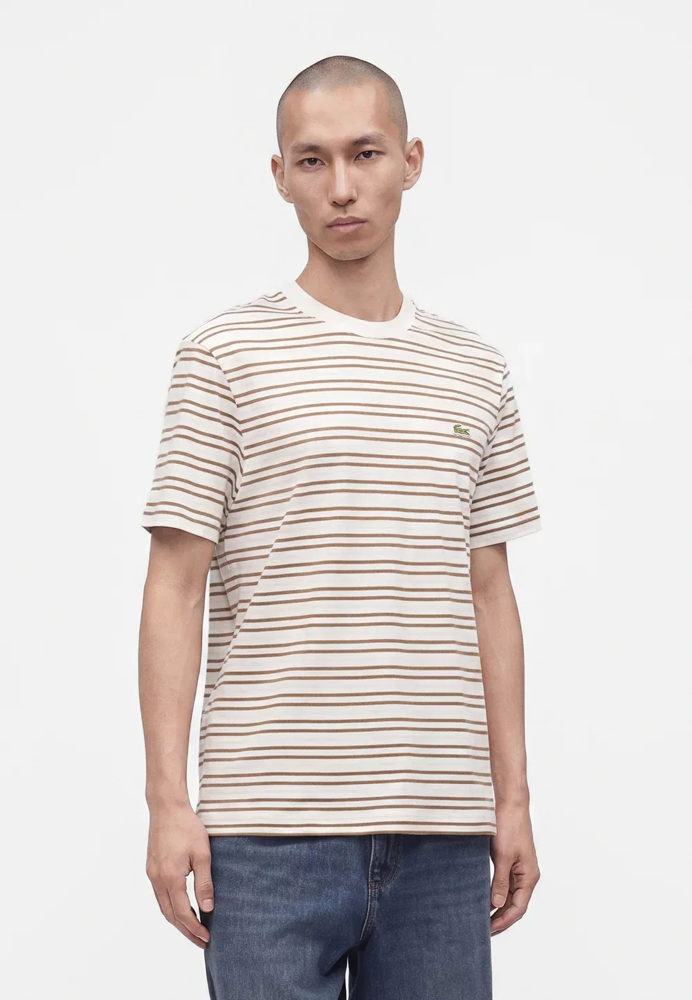 Футболка с принтом Lacoste, Cookie/Flour