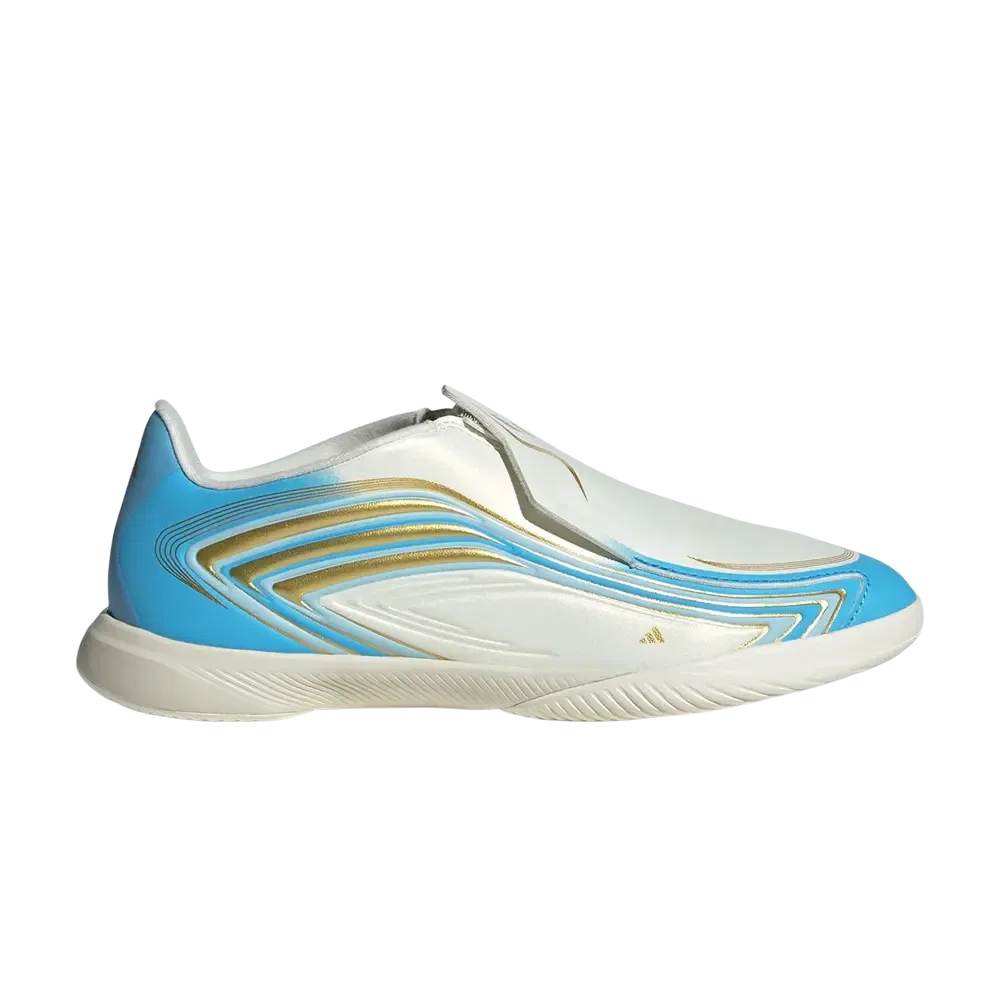 Кроссовки Adidas F50 Messi League Laceless IC Little Kid, коричневый