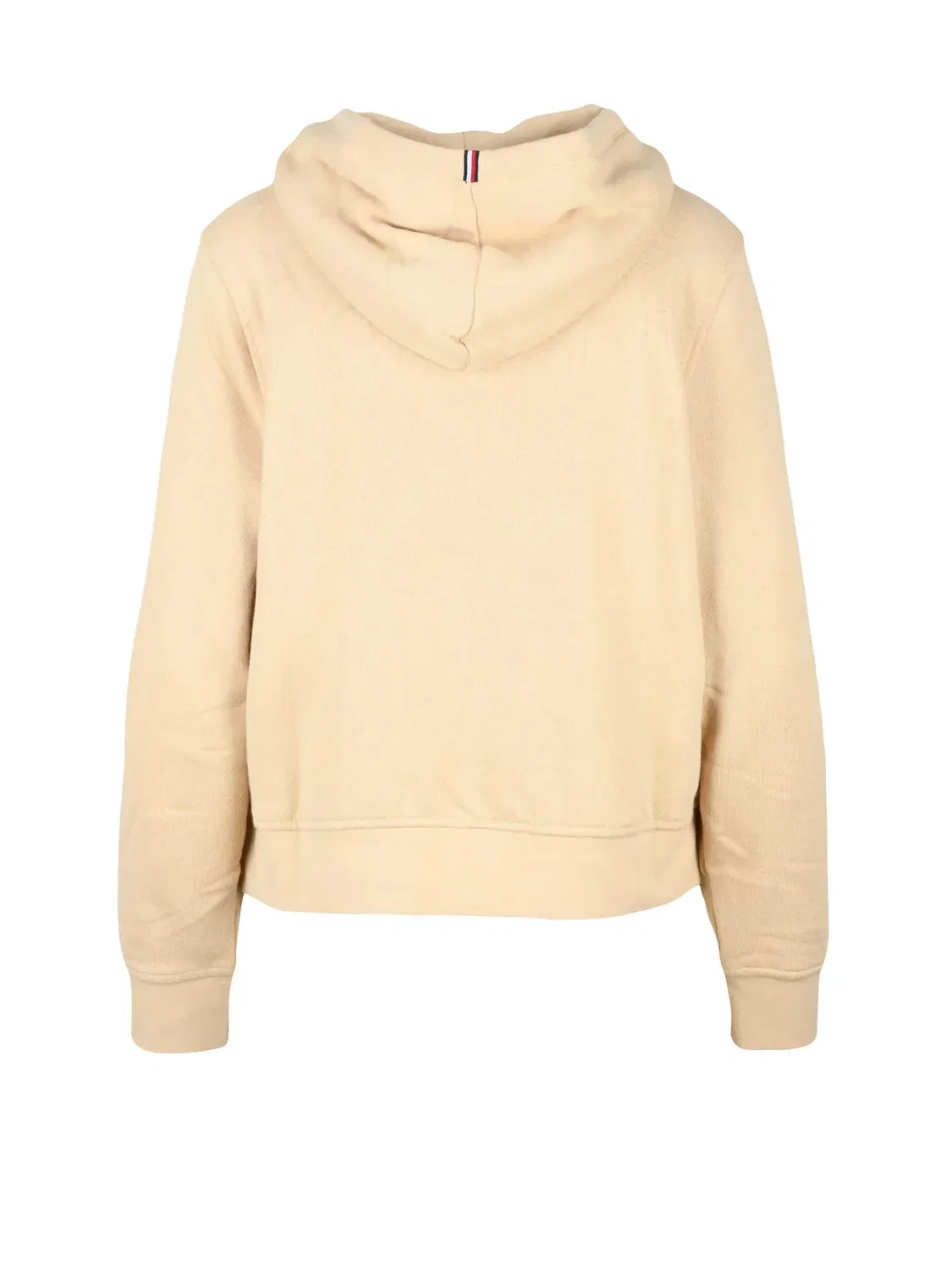 Женское укороченное худи с капюшоном на шнурке Tommy Hilfiger, Neutrals — фото 2