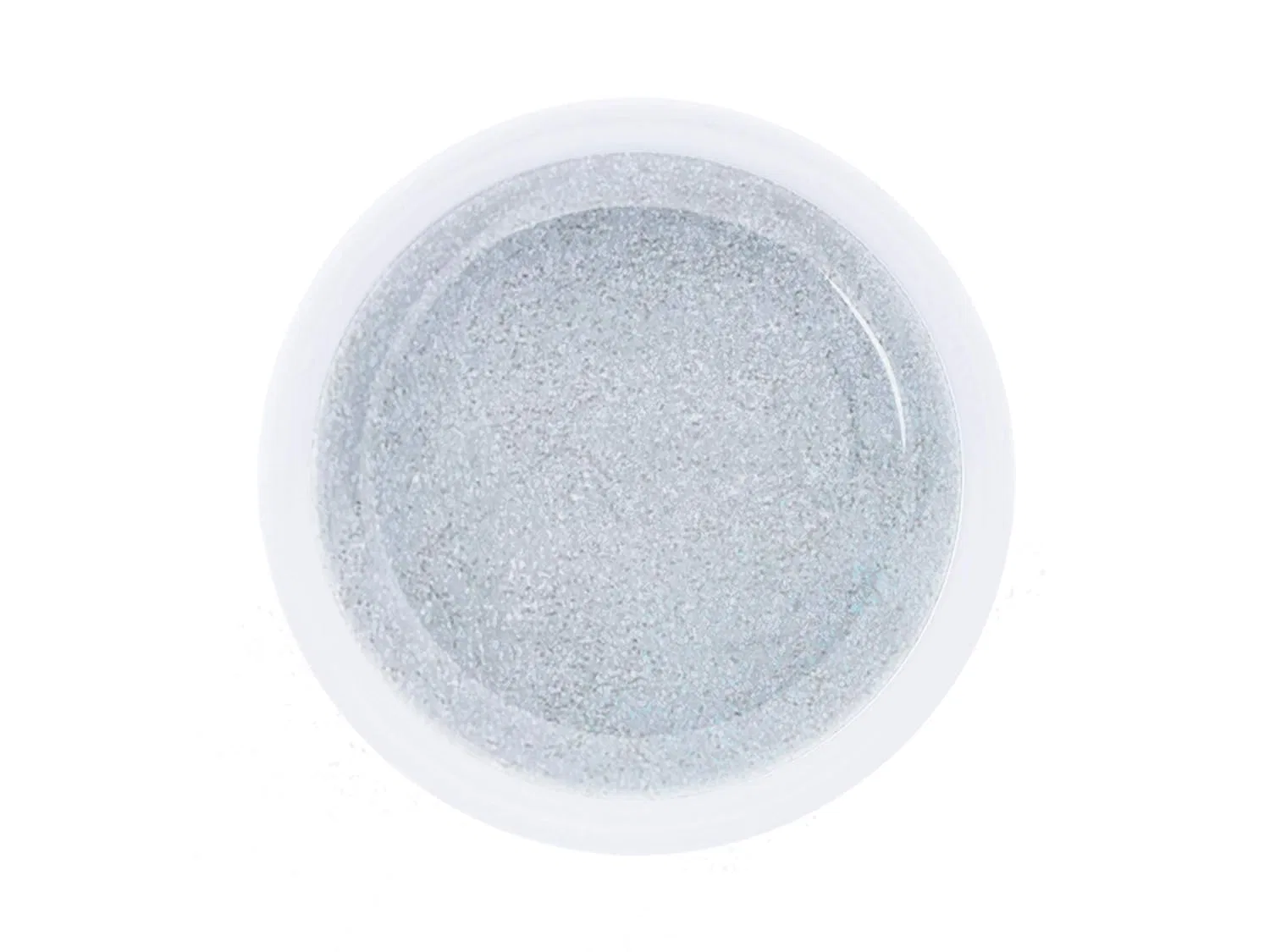 UV LED гель для ногтей «Classic Glitter Silver White» 5 мл Nd24 Naildesign — фото 2