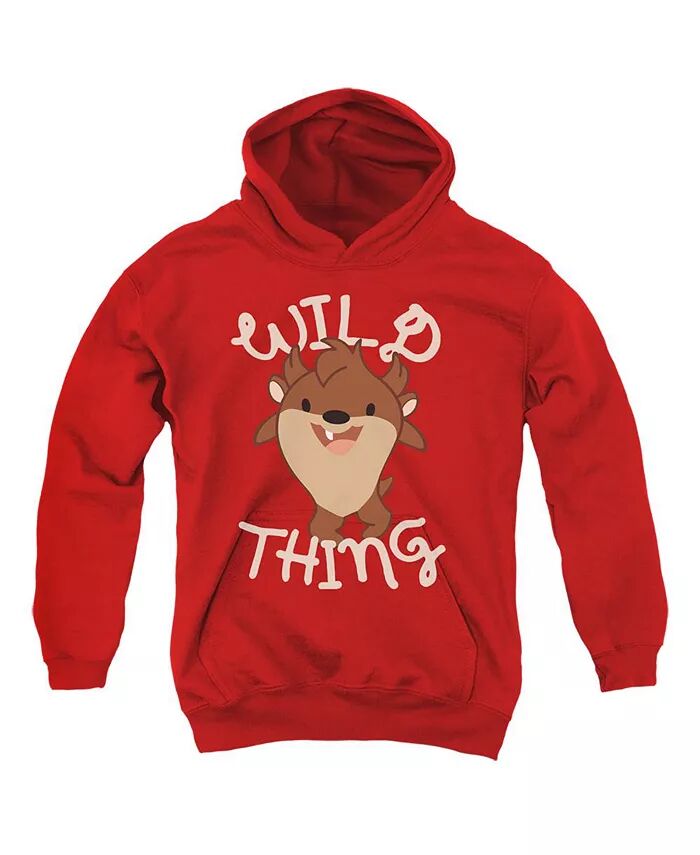 

Молодежная толстовка Wild Thing Kid с капюшоном Looney Tunes, красный
